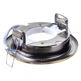 Светильник встраиваемый Feron DL53 потолочный GX53 двухцветный титан-золото