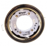 Светильник встраиваемый Feron DL53 потолочный GX53 двухцветный титан-золото