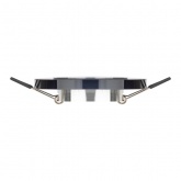 Светильник ЭРА декор стекло круглое DK7 CH/BK MR16 12V/220V 50W хром/черный (5055398625781)