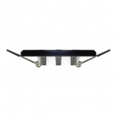 Светильник ЭРА декор стекло квадрат DK8 CH/BK MR16 12V/220V 50W хром/черный (5055398625774)