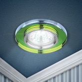 Светильник ЭРА декор стекло DK7 CH/MIX MR16 12V/220V 50W хром/мульти (5055398625033)