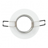 Светильник ЭРА декор стекло DK7 CH/SHSL MR16 12V/220V 50W хром/серебряный блеск (5055398624203)