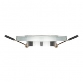 Светильник ЭРА декор стекло DK7 CH/WH MR16 12V/220V 50W хром/зеркальный (5055398624197)