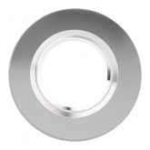 Светильник ЭРА декор стекло DK7 CH/WH MR16 12V/220V 50W хром/зеркальный (5055398624197)