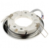 Светильник встраиваемый Feron GS-M389 потолочный MR16 G5.3 серебристый