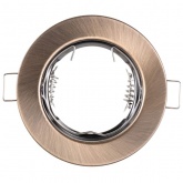 Светильник встраиваемый Feron DL10 потолочный MR16 G5.3 античное золото