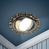 Светильник ЭРА литой MR16 12V/220V 50W KL59 А SB бронза (5055398664223)