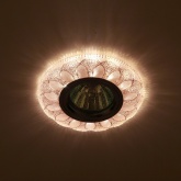 Светильник ЭРА DK LD16 PK/WH декоративный со светодиодной подсветкой MR16, розовый