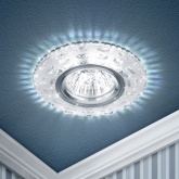 Светильник ЭРА декор со светодиодной подсветкой MR16, DK LD8 SL/WH прозрачный (5055945542042)