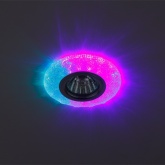 Светильник ЭРА DK LD6 BL/WH декоративный со светодиодной подсветкой( белый) голубой (5055398673485)