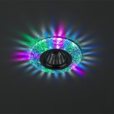 Светильник ЭРА DK LD4 SL/RGB декор c LED подсветкой, прозрачный (5055398673454)