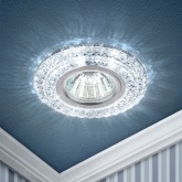 Светильник ЭРА DK LD3 SL/WH декор c белой LED подсветкой, прозрачный (5055398673409)