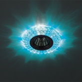 Светильник ЭРА DK LD2 SL/BL+WH декор c LED подсветкой, прозрачный (5055398673386)