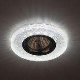 Светильник ЭРА DK LD1 WH декор c LED подсветкой, прозрачный (5055398673294)