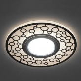 Светильник встраиваемый с LED подсветкой Feron CD990 потолочный MR16 G5.3 белый
