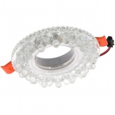 Светильник встраиваемый с LED подсветкой Feron CD941 потолочный MR16 G5.3 прозрачный