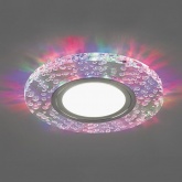 Светильник встраиваемый с белой LED подсветкой Feron CD953 потолочный MR16 G5.3, прозрачный