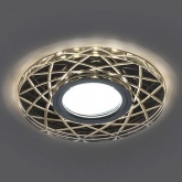 Светильник встраиваемый с LED подсветкой Feron CD983 потолочный MR16 G5.3 прозрачный, хром