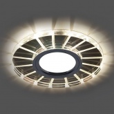 Светильник встраиваемый с LED подсветкой Feron CD982 потолочный MR16 G5.3 прозрачный, хром