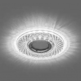 Светильник встраиваемый с белой LED подсветкой Feron CD970 потолочный MR16 G5.3 прозрачный