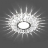 Светильник встраиваемый с белой LED подсветкой Feron CD914 потолочный MR16 G5.3 прозрачный-матовый
