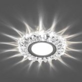 Светильник встраиваемый с белой LED подсветкой Feron CD916 потолочный MR16 G5.3 прозрачный