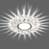 Светильник встраиваемый с белой LED подсветкой Feron CD915 потолочный MR16 G5.3 прозрачный