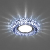 Светильник встраиваемый с белой LED подсветкой Feron CD904 потолочный MR16 G5.3 прозрачный