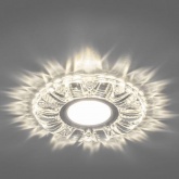 Светильник встраиваемый с белой LED подсветкой Feron CD921 потолочный MR16 G5.3 прозрачный