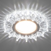Светильник встраиваемый с белой LED подсветкой Feron CD910 потолочный MR16 G5.3 прозрачный