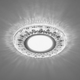 Светильник встраиваемый с белой LED подсветкой Feron CD903 потолочный MR16 G5.3 белый