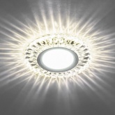 Светильник встраиваемый с белой LED подсветкой Feron CD902 потолочный MR16 G5.3 белый