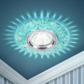 Светильник ЭРА декор со светодиодной подсветкой MR16, DK LD4 BL/WH голубой (5055945542080)