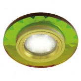 Светильник встраиваемый TDM СВ 03-03 MR16 50W G5.3 мульти/золото d65mm