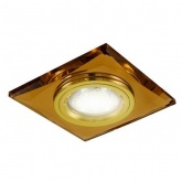 Светильник встраиваемый TDM СВ 03-02 MR16 50W G5.3 коричневый/золото d65mm