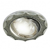 Светильник встраиваемый TDM поворотный СВ 02-07 MR16 50W 230V G5.3 серебряный блеск/хром d74mm IP20