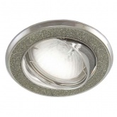 Светильник встраиваемый TDM поворотный СВ 02-06 MR16 50W 230V G5.3 серебряный блеск/хром d74mm IP20