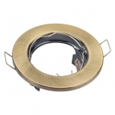 Светильник встраиваемый TDM СВ 01-01 MR16 50W 230V G5.3 бронза d60mm IP20