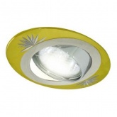 Светильник встраиваемый TDM поворотный СВ 02-05 MR16 50W 230V G5.3 золото/никель d72mm IP20