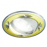 Светильник встраиваемый TDM поворотный СВ 02-04 MR16 50W 230V G5.3 перламутр золото/хром d74mm IP20