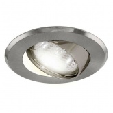 Светильник встраиваемый TDM поворотный СВ 02-03 MR16 50W 230V G5.3 матовый хром/хром d75mm IP20