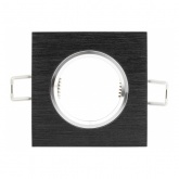 Светильник ЭРА KL57 SL/BK литой алюминевый MR16 12V/220V 50W серебро/черный (5055398672624)