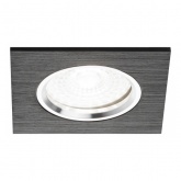 Светильник ЭРА KL57 SL/BK литой алюминевый MR16 12V/220V 50W серебро/черный (5055398672624)