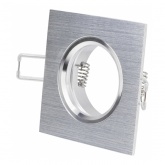 Светильник ЭРА KL57 SL литой алюминевый MR16 12V/220V 50W серебро (5055398672617)