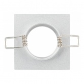 Светильник ЭРА KL57 SL литой алюминевый MR16 12V/220V 50W серебро (5055398672617)