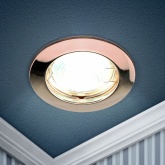 Светильник ЭРА KL1 SC литой простой MR16,12V 50W медь (5055398634349)