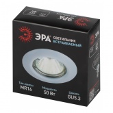 Светильник ЭРА штампованный ST3 WH MR16 12V/220V 50W белый (5055398625545)