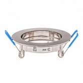 Светильник встраиваемый литой ЭРА простой MR16 12V/220V max 50W KL1 CH хром (5055398623848)