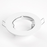 Светильник Feron DL10/DL3201 точечный MR16 G5.3/GU5.3 белый н/п штампованный