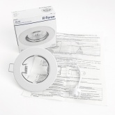 Светильник Feron DL10/DL3201 точечный MR16 G5.3/GU5.3 белый н/п штампованный